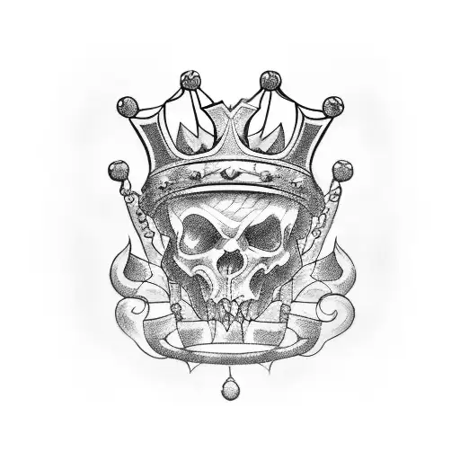 310+ Crown Tattoo Drawings Pictures Stock Photos, Pictures & Royalty-Free  Images - iStock