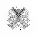 Ireland Guinness  tattoo design idea