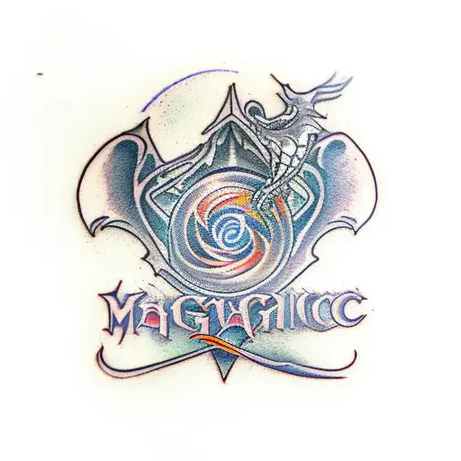 Magic The gathering tattoo design idea