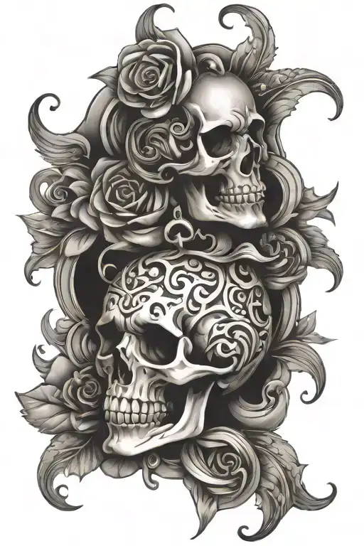 mind body soul tattoo design idea