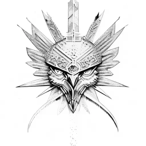Winged Hussars tattoo design idea