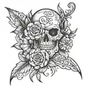 my moms birthday date tattoo design idea