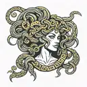 Medusa tattoo design idea