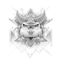 Nintendo Wii tattoo design idea