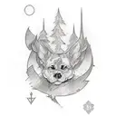 goofy matching tattoos  tattoo design idea