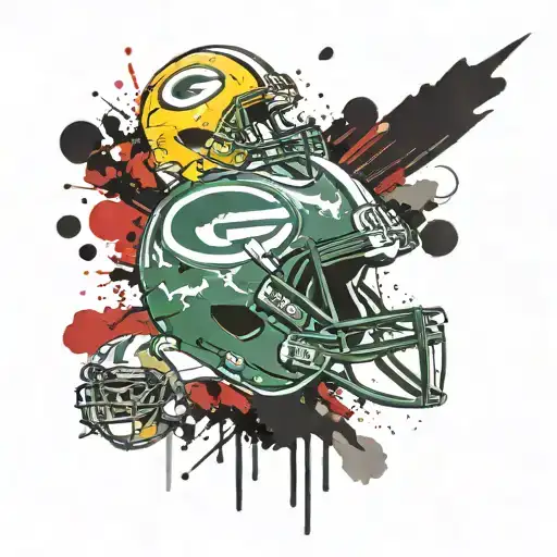 Green Bay packers logo incorporated into the design tattoo design idea