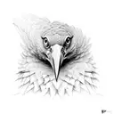 SCARY TURKEY VULTURE tattoo design idea