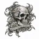 death before dishonor tattoo design idea