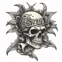 death before dishonor tattoo design idea