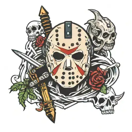 Jason Voorhees tattoo design idea