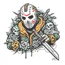 Jason Voorhees tattoo design idea