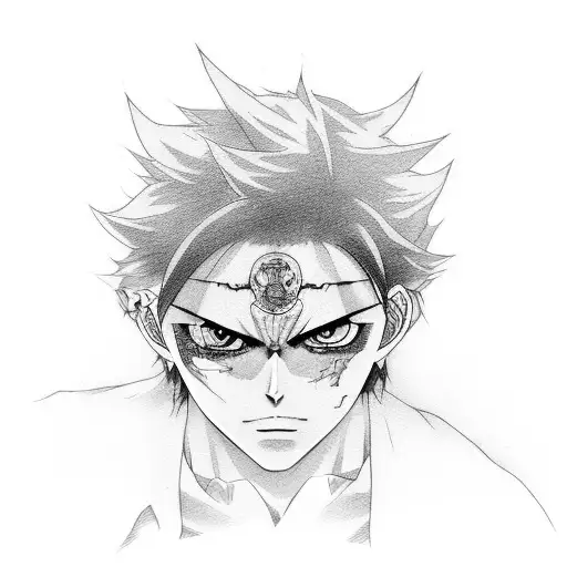 Eren Yeager with a body full of tattoos  tattoo design idea