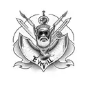 "For I have found a rule, that when I'm trying to do good, evil is always present" -Romans 7:21 tattoo design idea