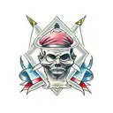 "For I have found a rule, that when I'm trying to do good, evil is always present" -Romans 7:21 tattoo design idea