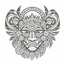 2000s tribal tattoo design idea