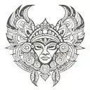 2000s tribal tattoo design idea