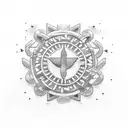 fiji flag tattoo design idea