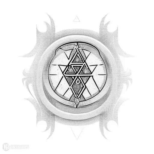 JRR Tolkien symbol tattoo design idea
