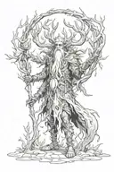 leshy tattoo design idea