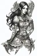 alice madness returns tattoo design idea