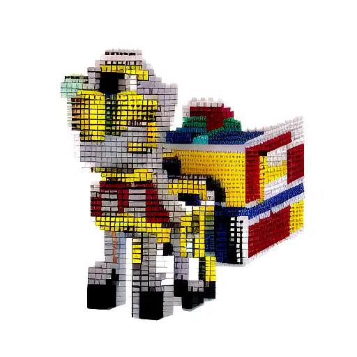 Lego bricks tattoo design idea