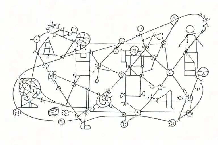 life and math tattoo design idea