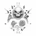 endure tattoo design idea