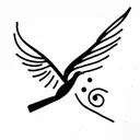 mocking bird tattoo design idea