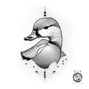 Duck  tattoo design idea