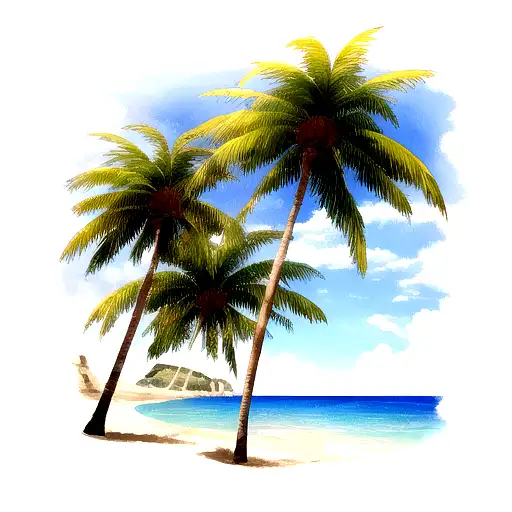 sol y mar tattoo design idea