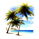 sol y mar tattoo design idea