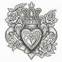 claddagh tattoo design idea