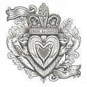 claddagh tattoo design idea