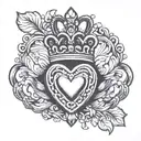 claddagh tattoo design idea