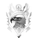 vulture  tattoo design idea