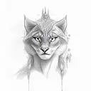 elsa  tattoo design idea