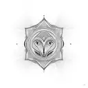 symmetrical  tattoo design idea