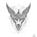 symmetrical  tattoo design idea