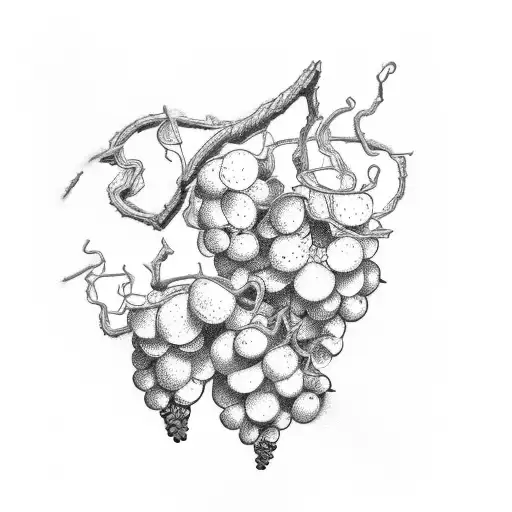 grape vine  tattoo design idea