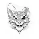 peaches tattoo design idea