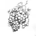 grape vine  tattoo design idea