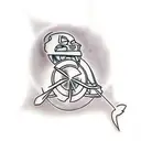 ironman triathlon tattoo design idea