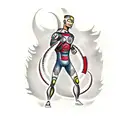 ironman triathlon tattoo design idea
