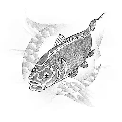 Koi Fish tattoo design idea