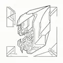 Cyberpunk edgerunners sandevistan tattoo design incorporating tattoo design idea