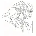 Cyberpunk edgerunners sandevistan tattoo design tattoo design idea