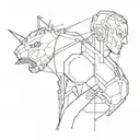 Cyberpunk edgerunners sandevistan tattoo design tattoo design idea