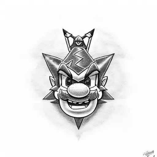 Super Mario, Crash Bandicoot, Zelda, Spyro tattoo design idea