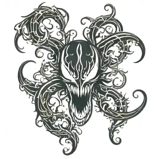 Venom tattoo design idea