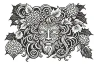 Dionysus tattoo design idea